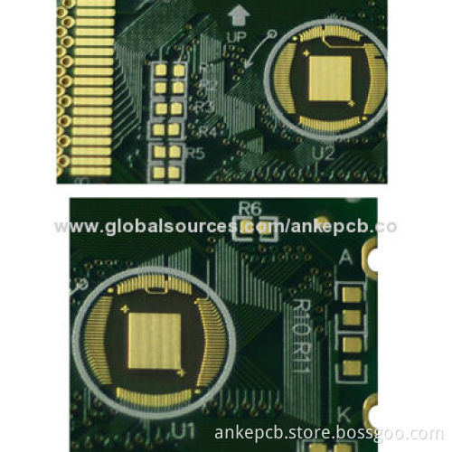 Multilayer PCB with Immersion Gold and Half PTH, Prototype and Mass Production, No MOQ
